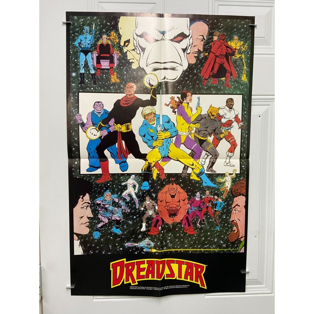DREADSTAR Poster from 1984 by James P. Starlin- measuring 22"x34"